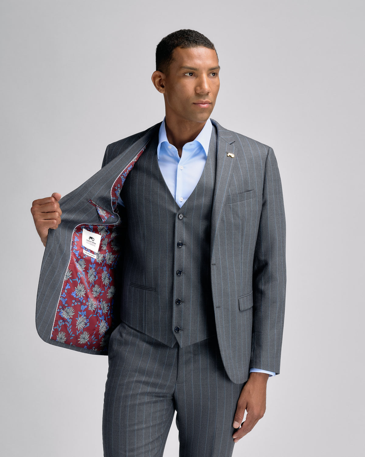 Double Stripe Grey Jacket S