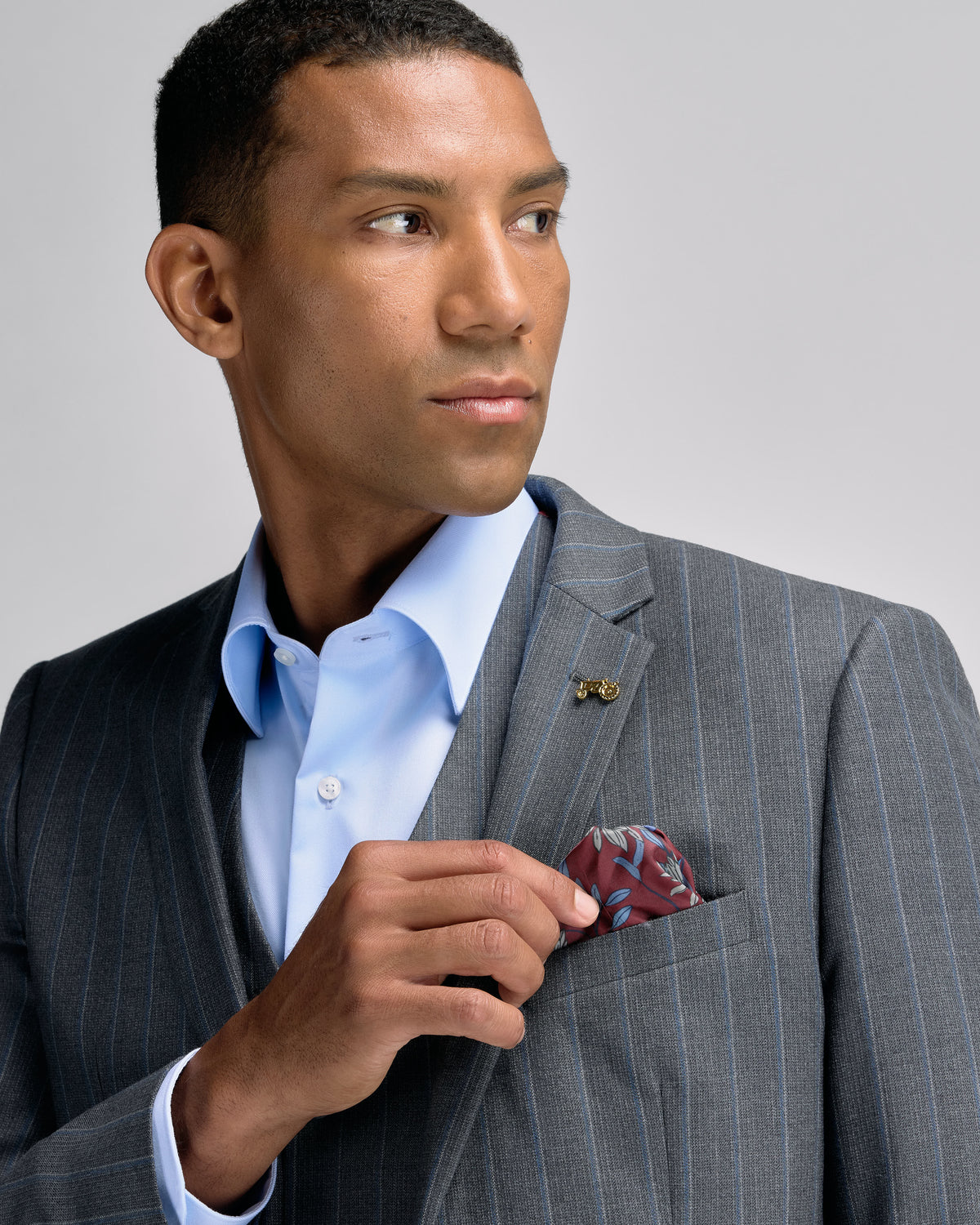 Double Stripe Grey Jacket S