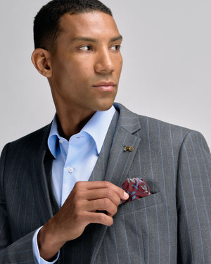 Double Stripe Grey Jacket S