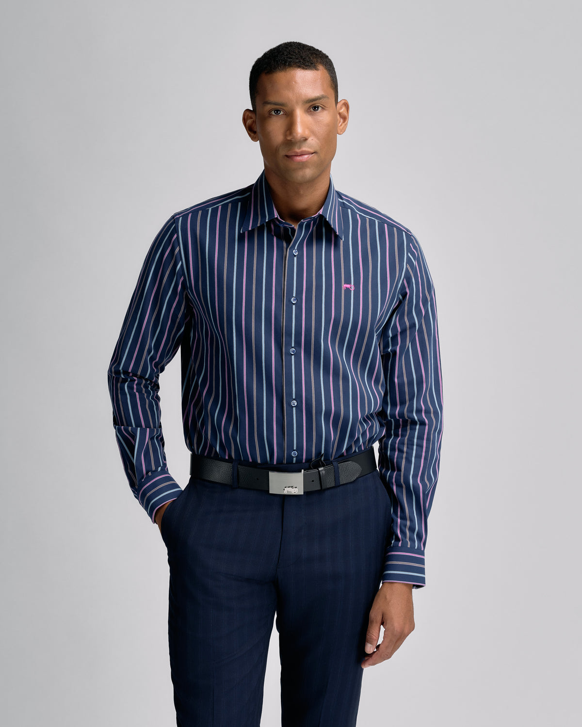 Colorfull Stripe Shirt S
