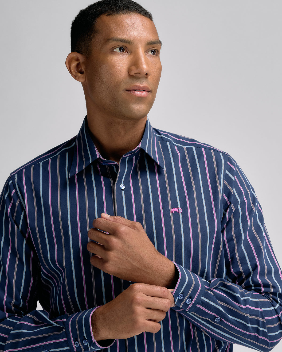 Colorfull Stripe Shirt S