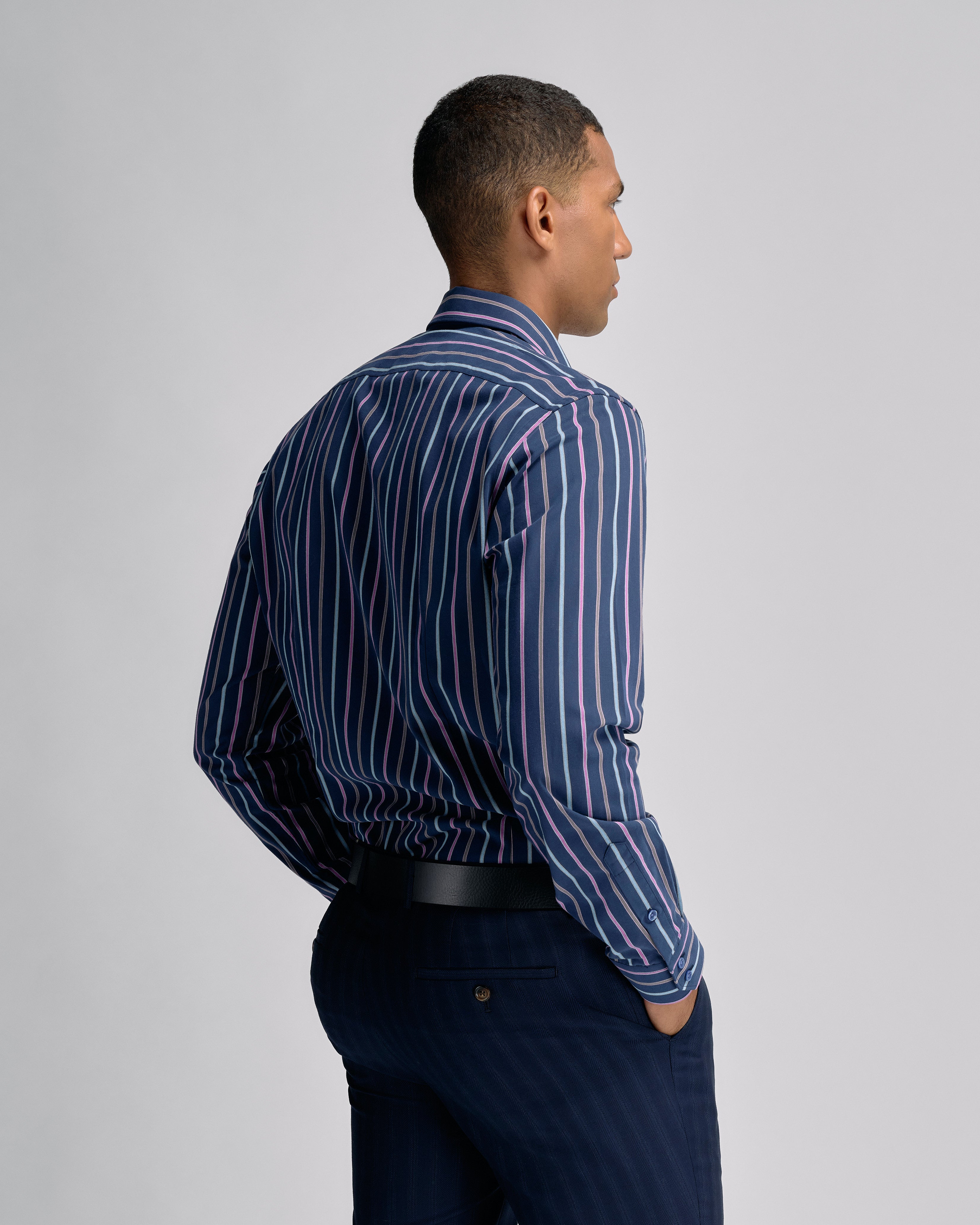 Colorfull Stripe Shirt S