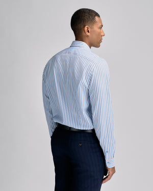 Bold Stripe Blue Shirt S