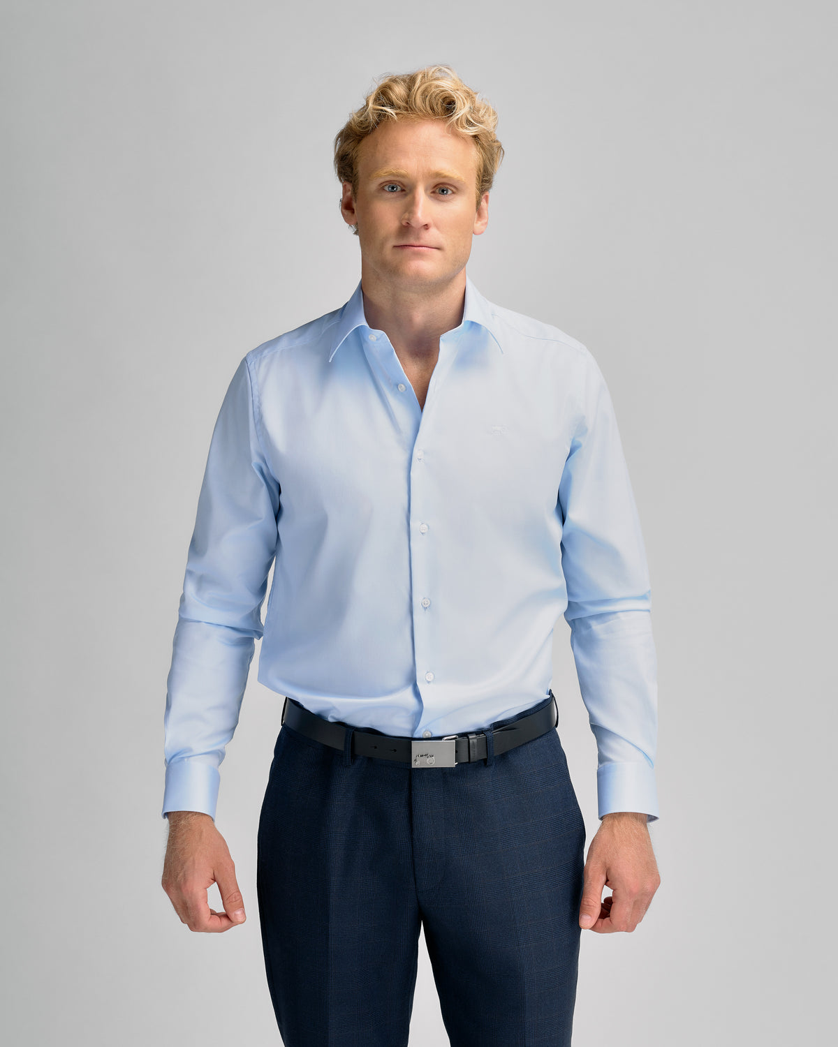 Check Pant Blue