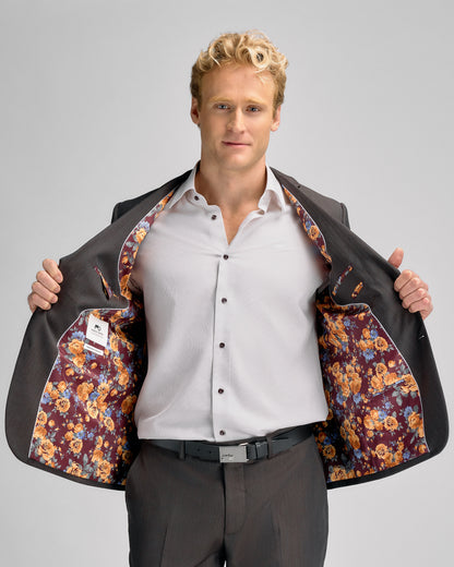 Pinstripe Brown Jacket R