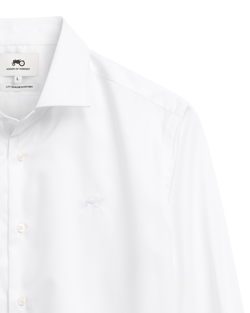 White Cut Away Shirt S