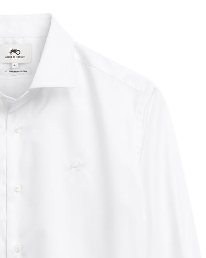 White Cut Away Shirt S