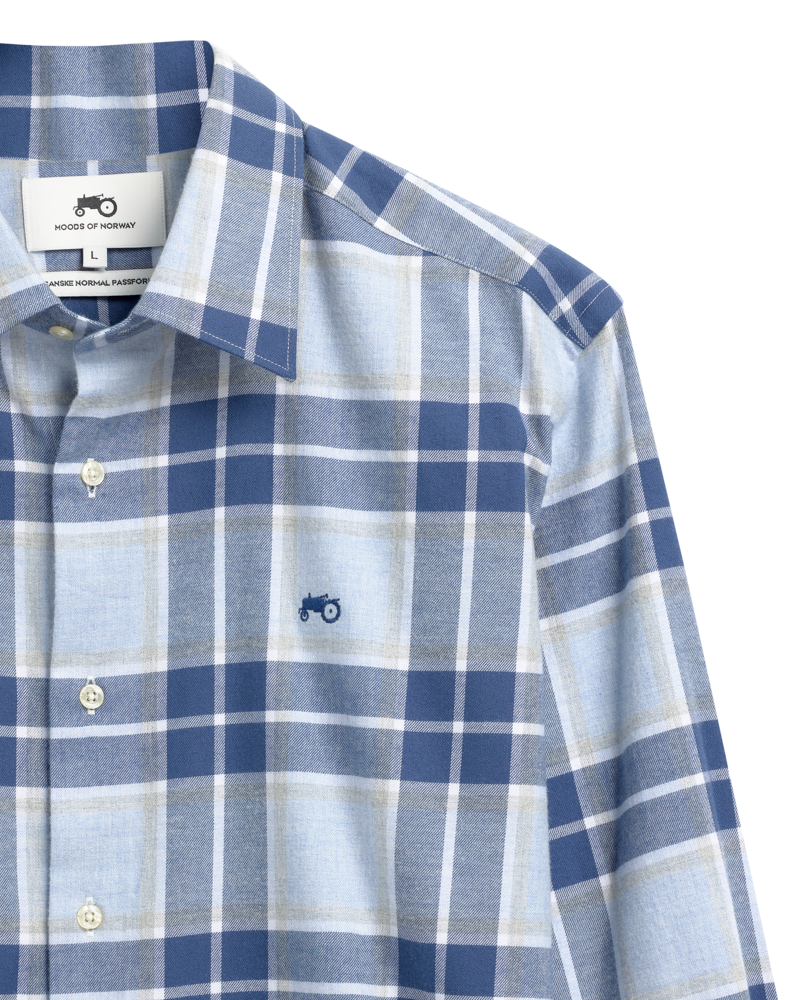 Big Check Blue Shirt R