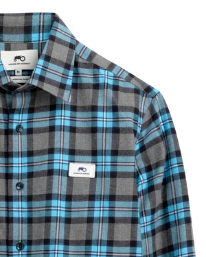Turquoise Check Shirt R