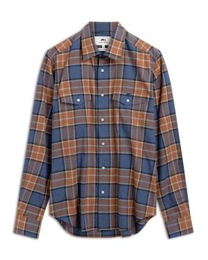 Big Check Brown Shirt R