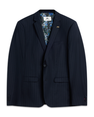 Navy Stripe Jacket S