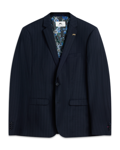 Navy Stripe Jacket S