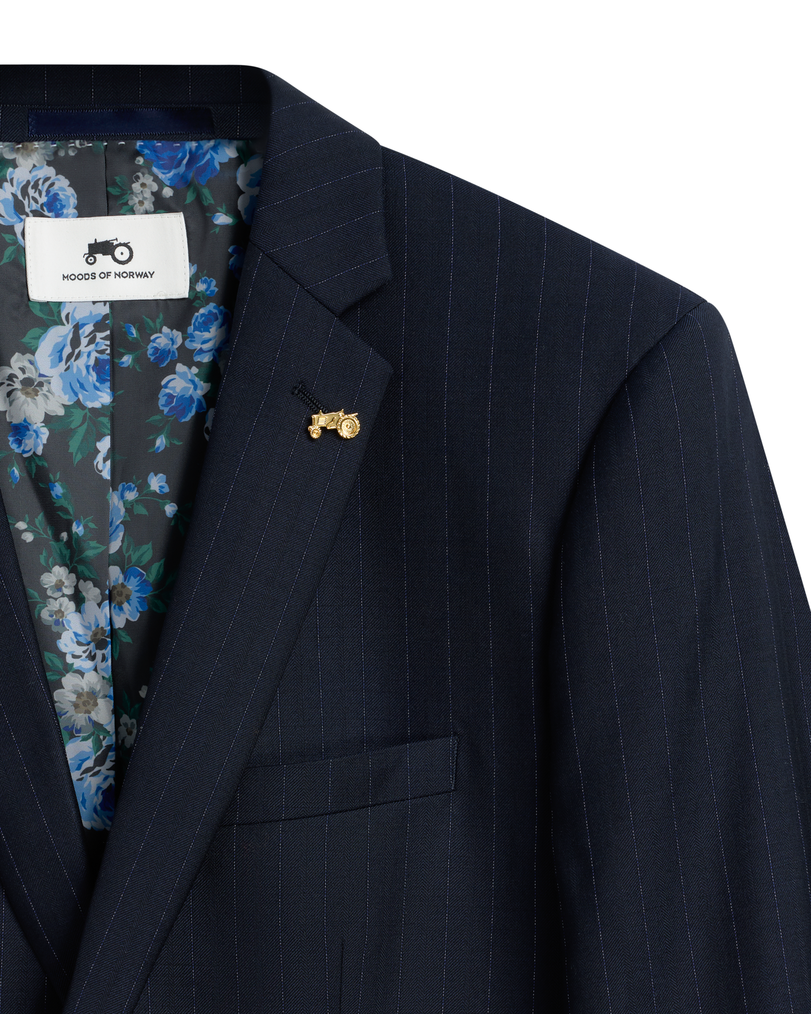 Navy Stripe Jacket S