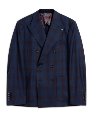 DB Blue Red Check Jacket