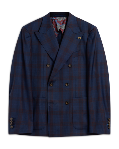 DB Blue Red Check Jacket