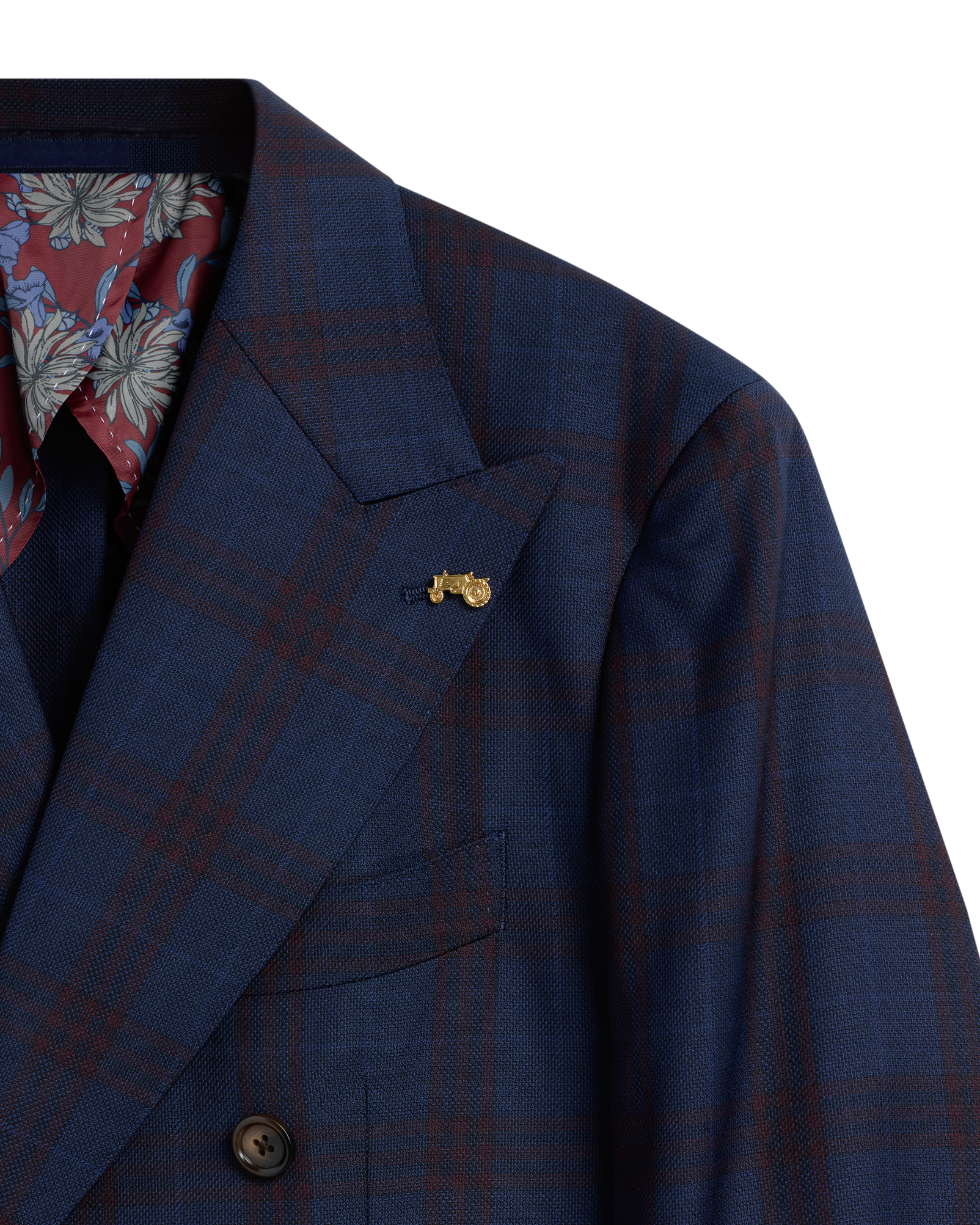 DB Blue Red Check Jacket