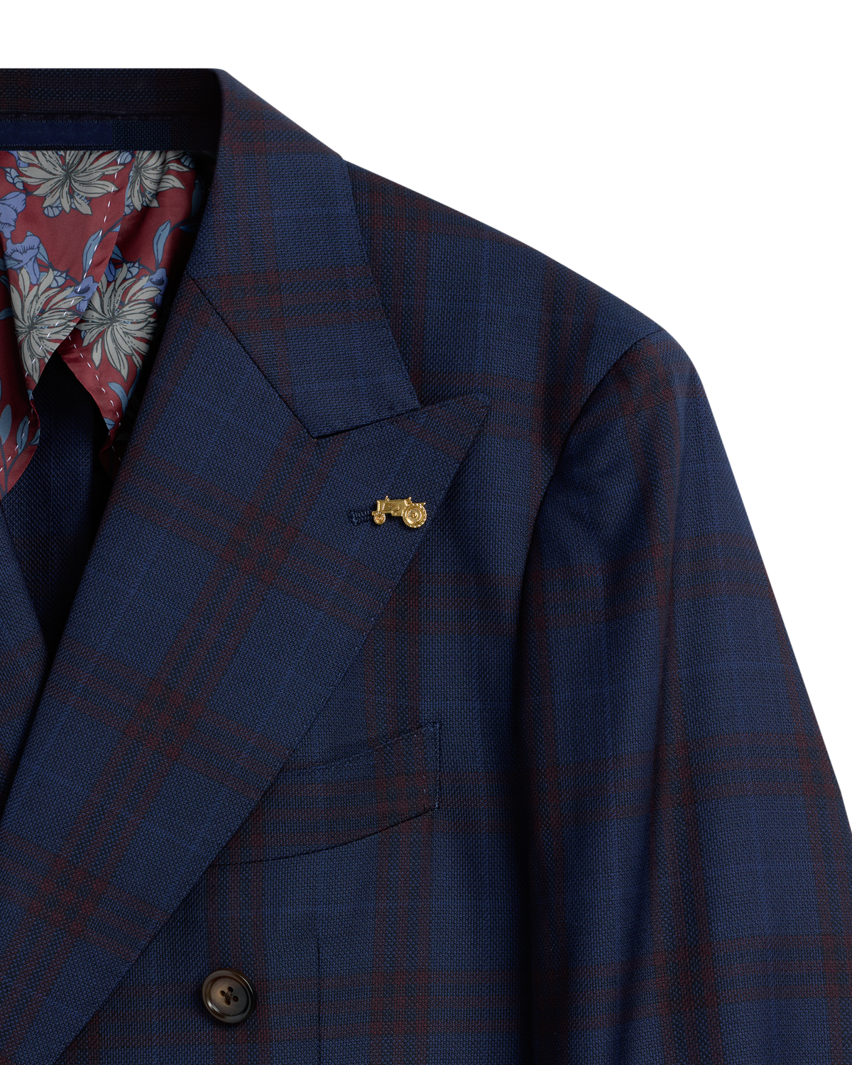 DB Blue Red Check Jacket