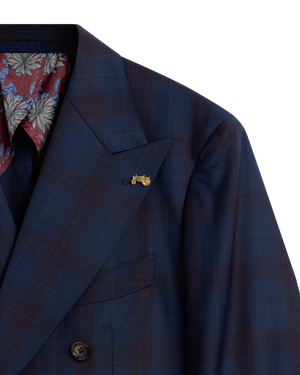 DB Blue Red Check Jacket