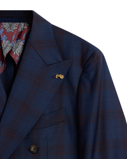 DB Blue Red Check Jacket