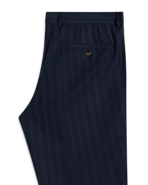 Fishbone Navy Pant
