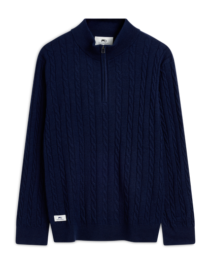 Knit Thin Half Zip
