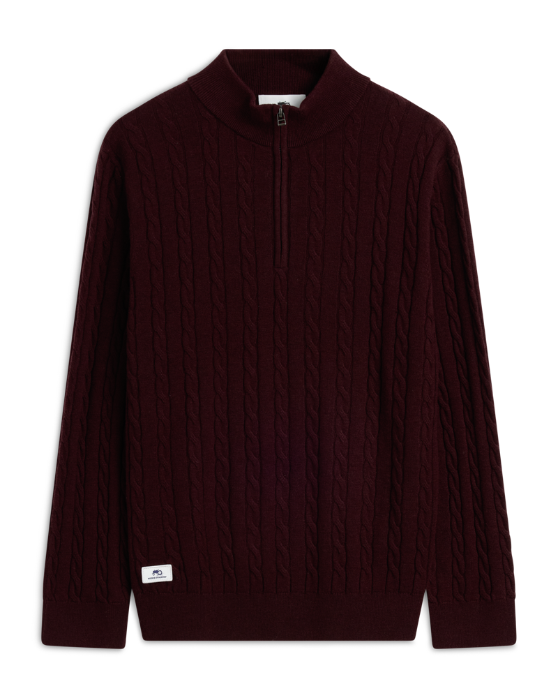 Knit Thin Half Zip