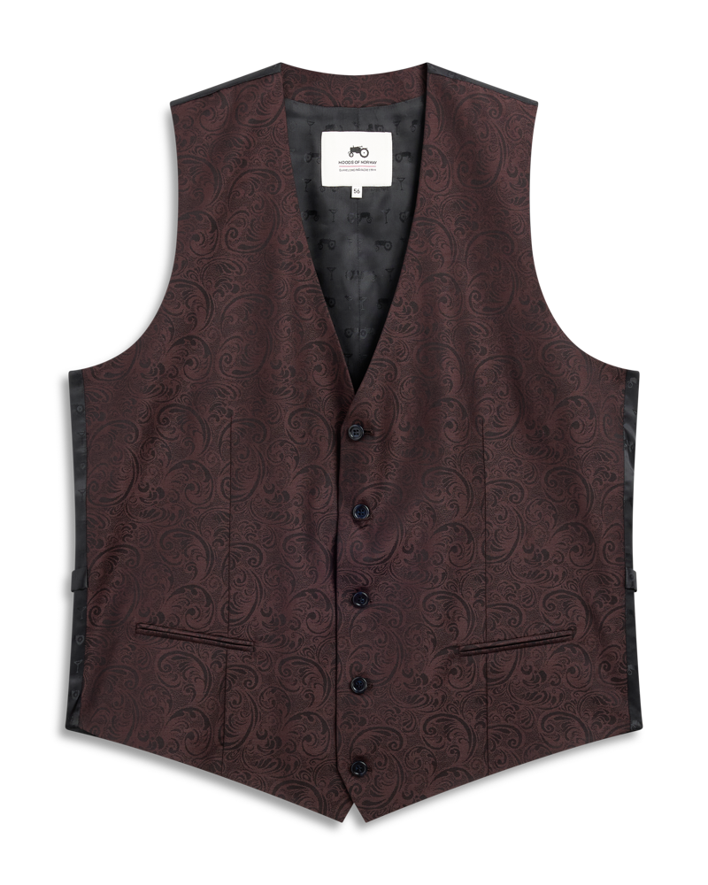 Paisley Vest Purple