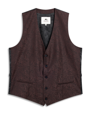 Paisley Vest Purple