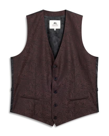 Paisley Vest Purple
