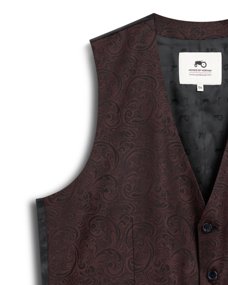 Paisley Vest Purple