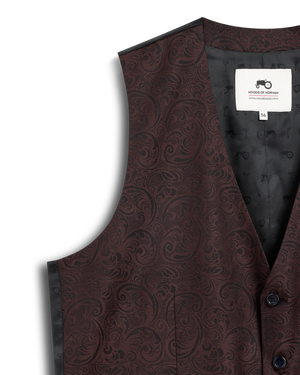 Paisley Vest Purple