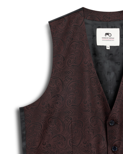 Paisley Vest Purple