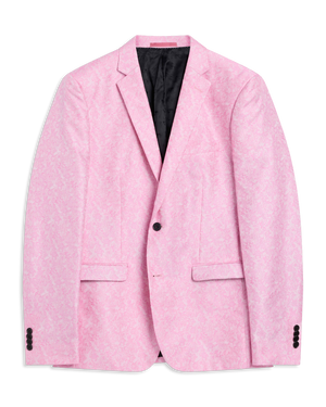 Pink Jaquard Jacket