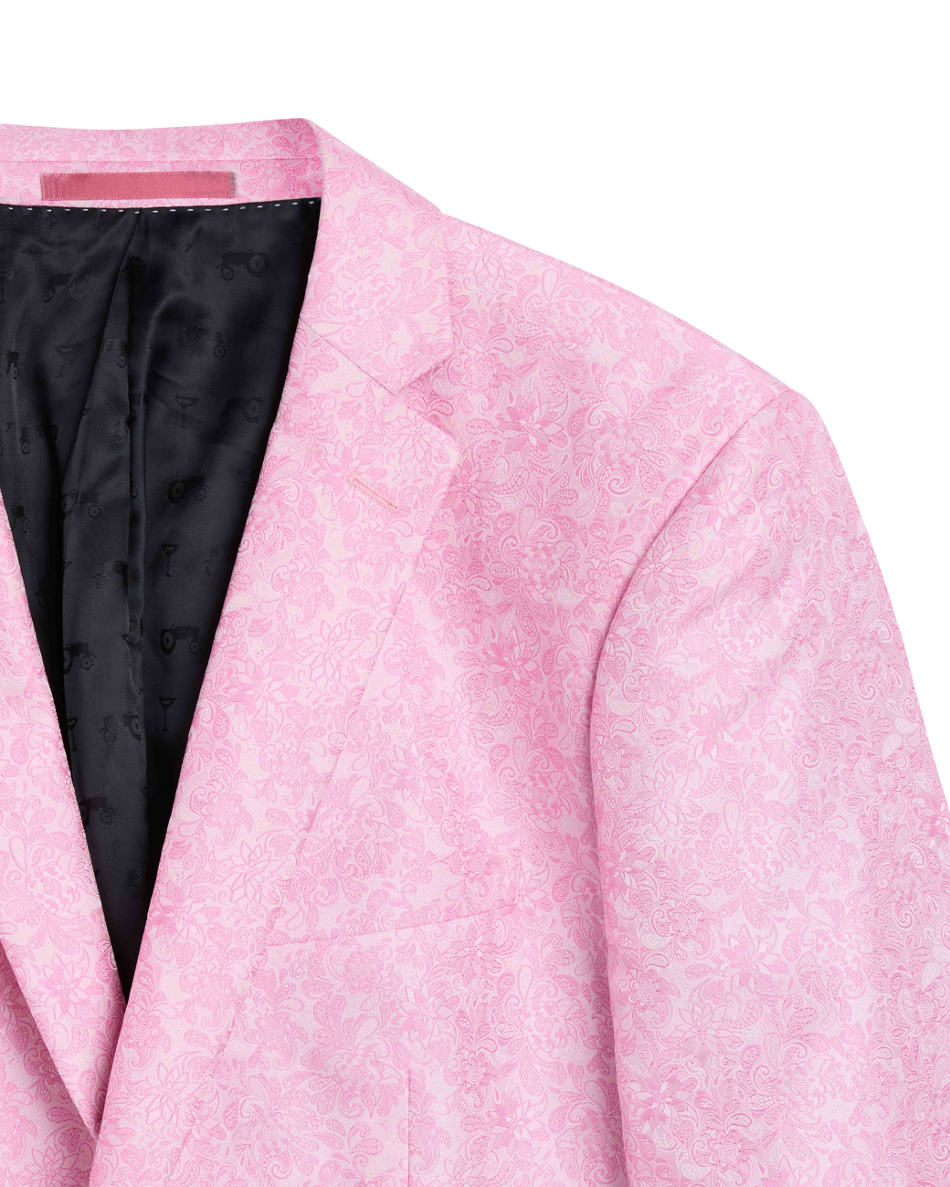 Pink Jaquard Jacket