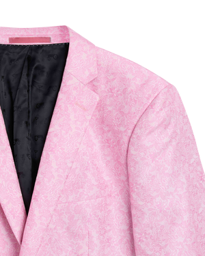 Pink Jaquard Jacket