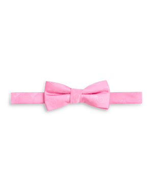 Pink all over tractor bowtie