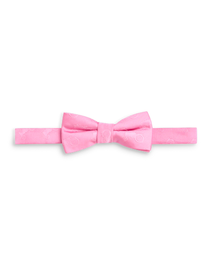 Pink all over tractor bowtie