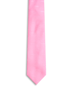 Pink all over tractor tie