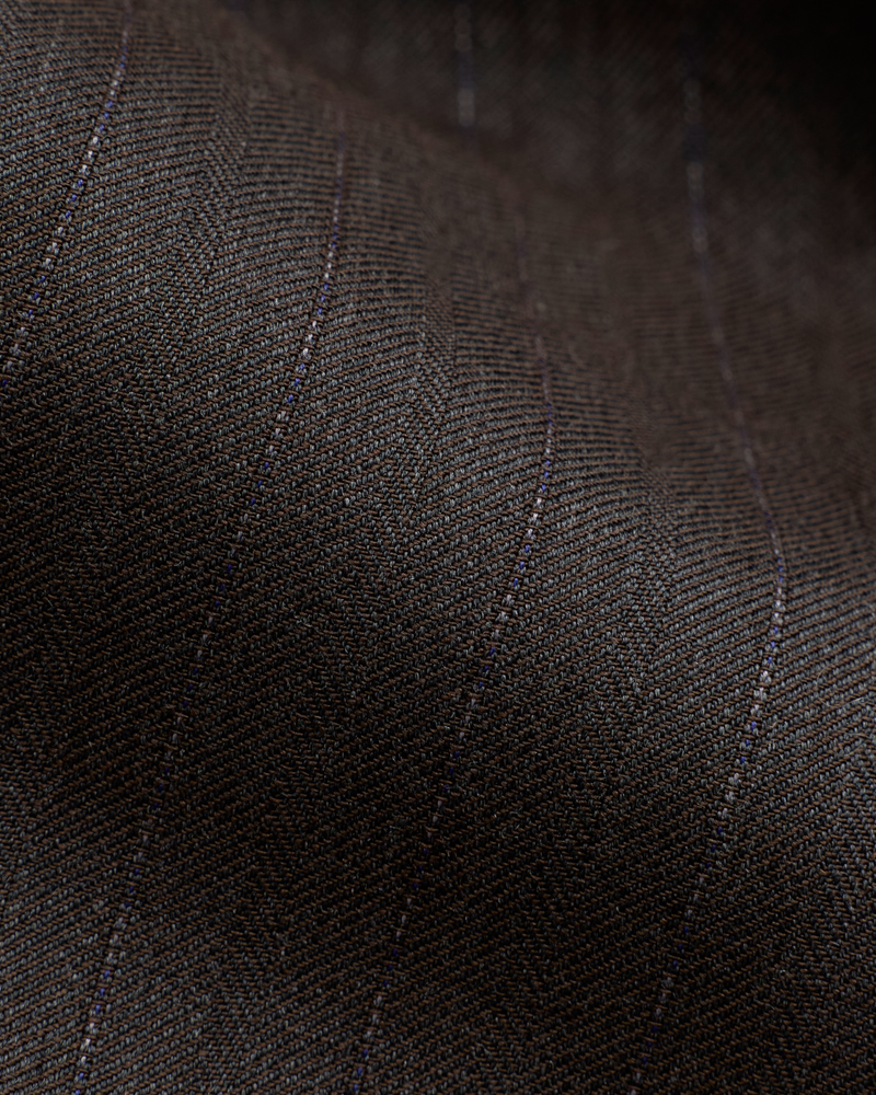 Pinstripe Brown Jacket S