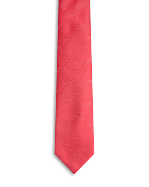 Red all over tractor tie