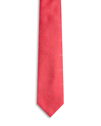 Red all over tractor tie