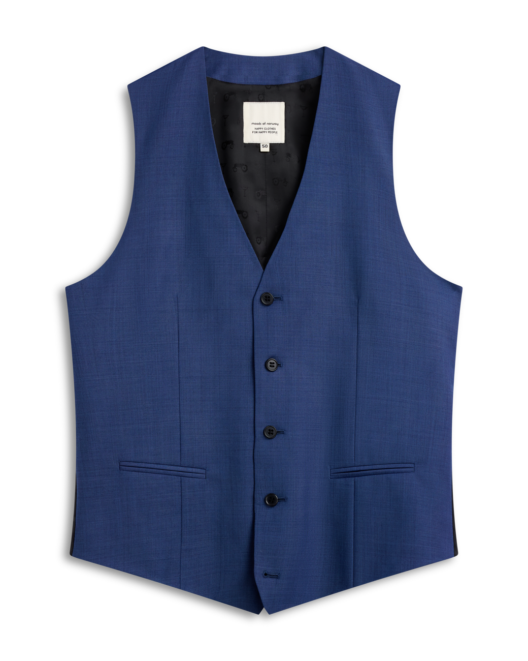 Solid Blue Vest