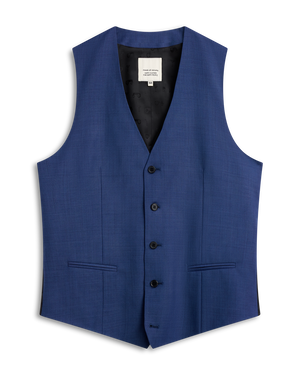 Solid Blue Vest