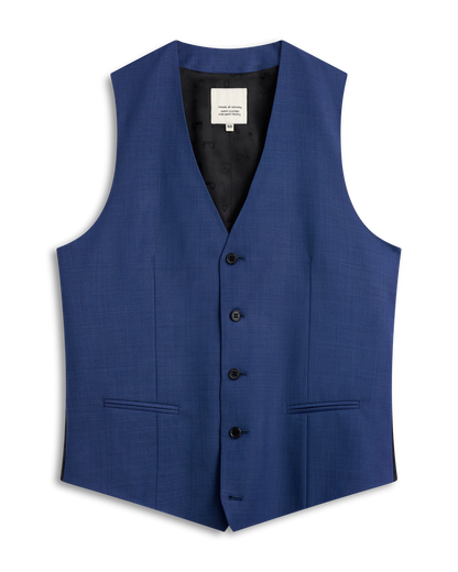 Solid Blue Vest
