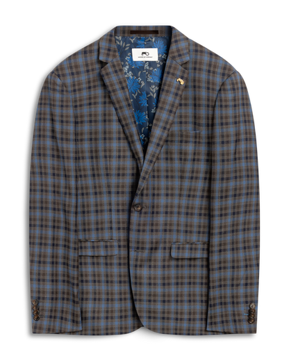 Square Check Jacket S