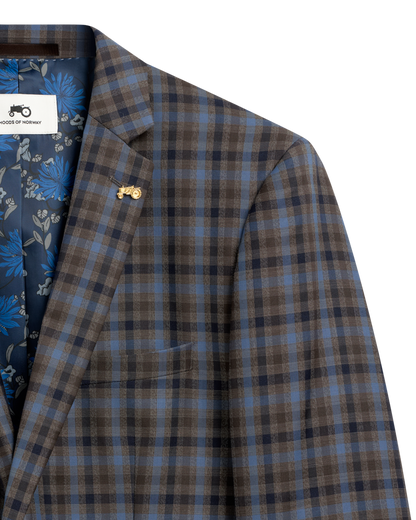 Square Check Jacket S