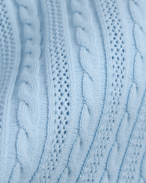 Strikket v-hals polo