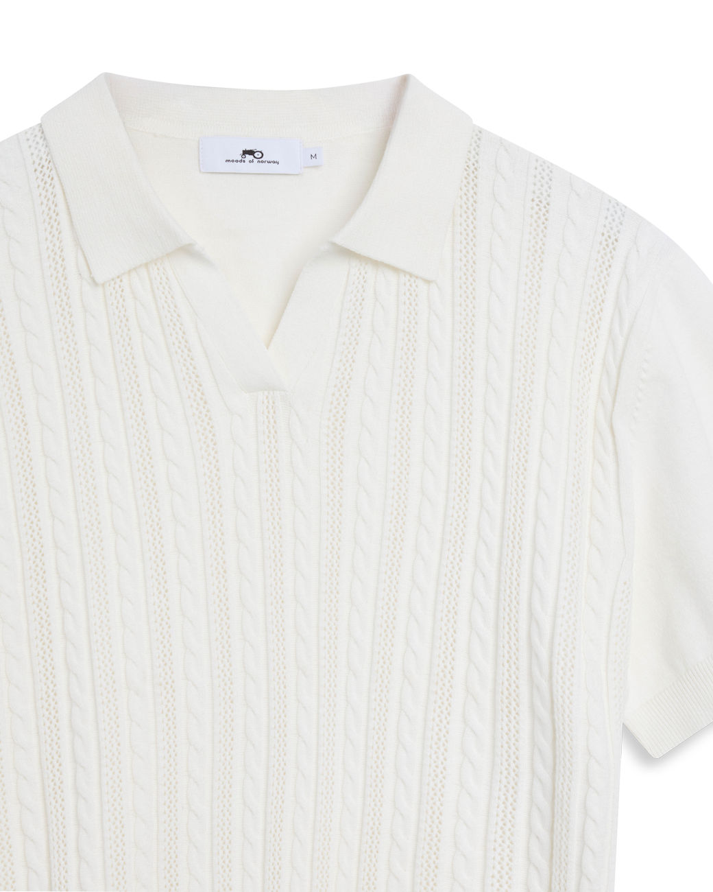 Strikket v-hals polo