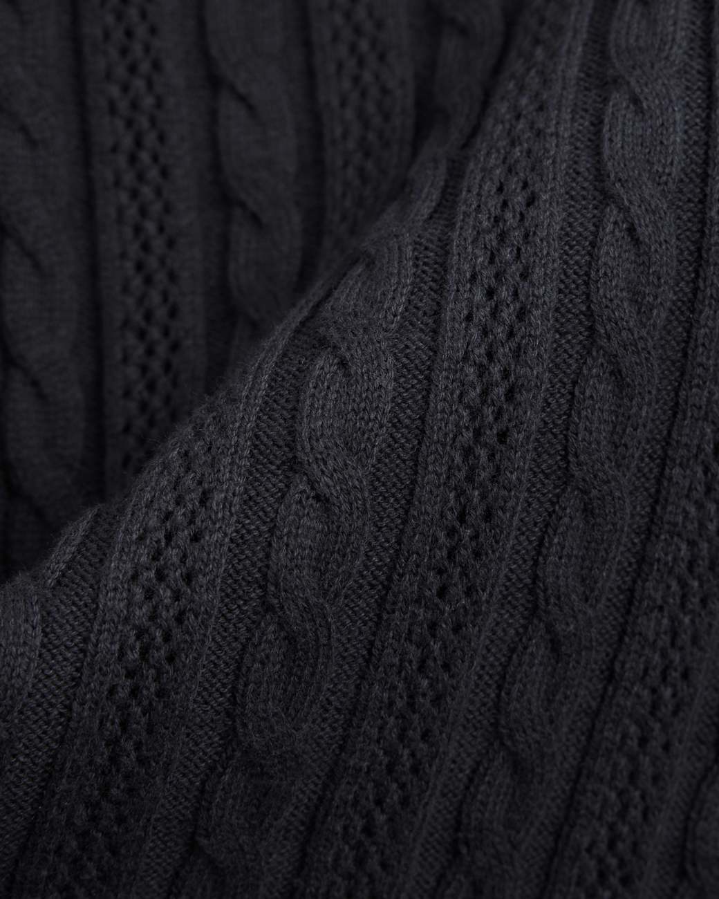Strikket v-hals polo