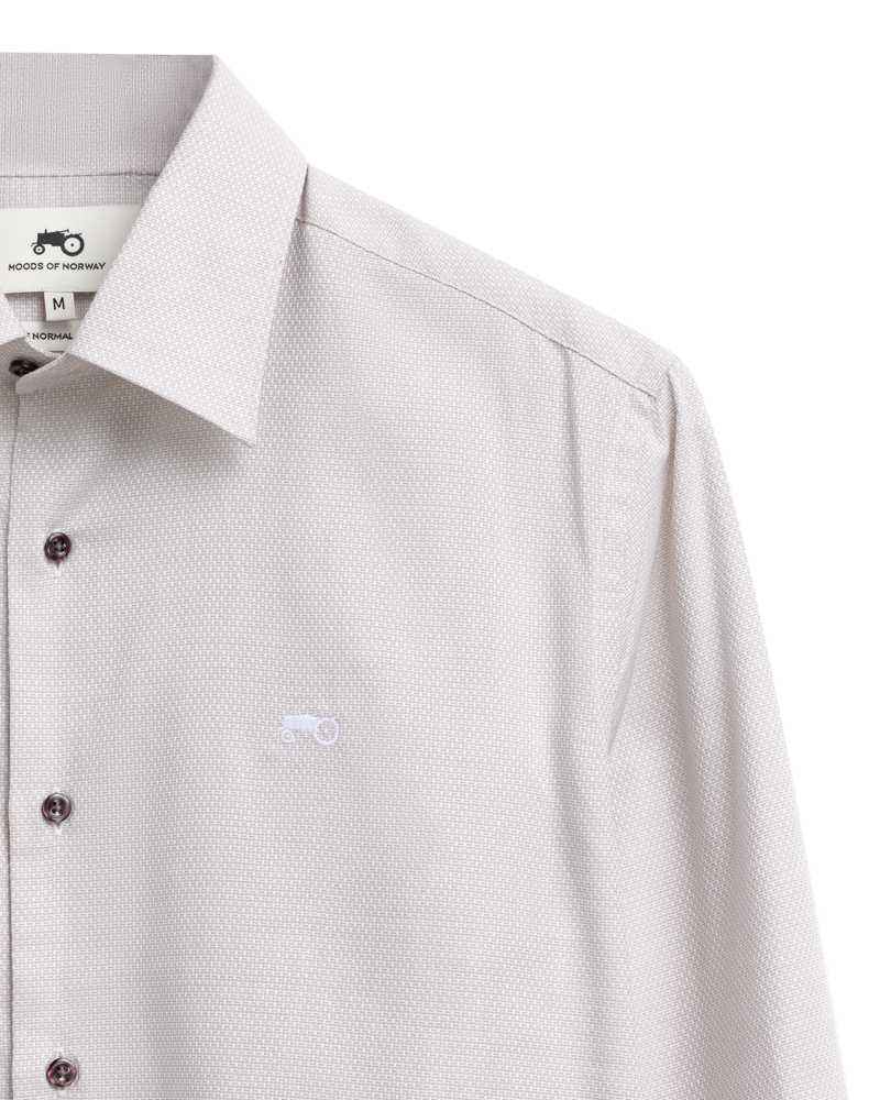 White Dots Beige Shirt R